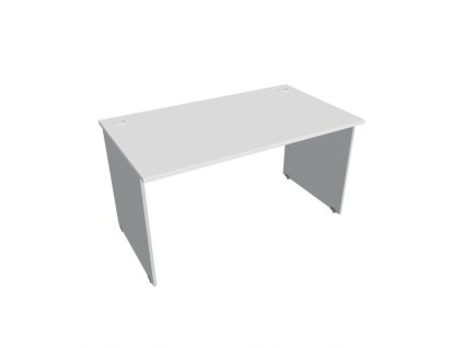 Pracovný stôl Gate, 140x75,5x80 cm, biely/sivý