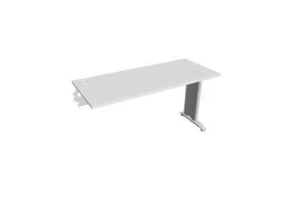 Pracovný stôl Flex, 140x75,5x60 cm, biely/kov