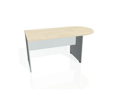 Doplnkový stôl Gate, 160x75,5x80 cm, agát/sivá