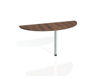 Doplnkový stôl Gate, 160x75,5x60 cm, orech/kov