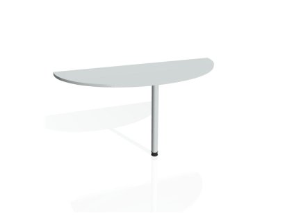 Doplnkový stôl Gate, 160x75,5x60 cm, sivá/kov