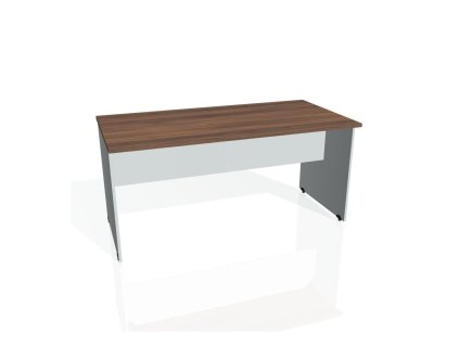 Rokovací stôl Gate, 160x75,5x80 cm, orech/sivá