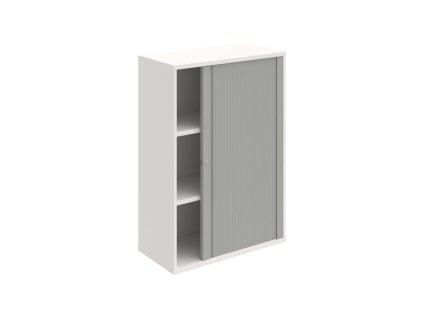 Policová skriňa Strong P, 80x115,2x40 cm, sivá/biela