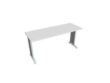 Pracovný stôl Flex, 160x75,5x60 cm, biely/kov