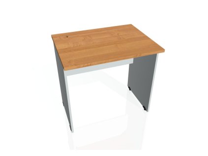 Pracovný stôl Gate, 80x75,5x60 cm, jelša/sivý
