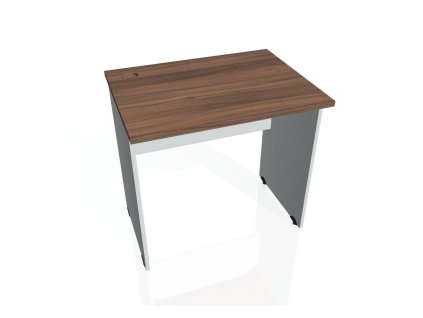 Pracovný stôl Gate, 80x75,5x60 cm, orech/sivý