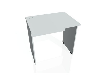 Pracovný stôl Gate, 80x75,5x60 cm, sivý/sivý