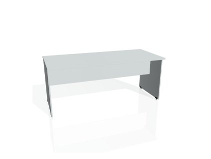 Rokovací stôl Gate, 180x75,5x80 cm, sivá/sivá