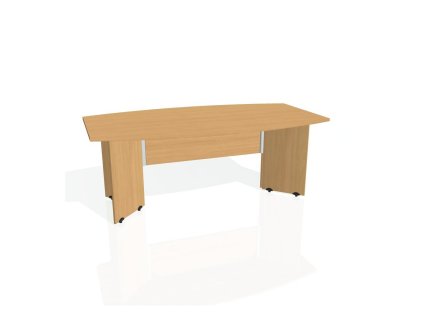 Rokovací stôl Gate, 200x75,5x110 cm, buk/buk