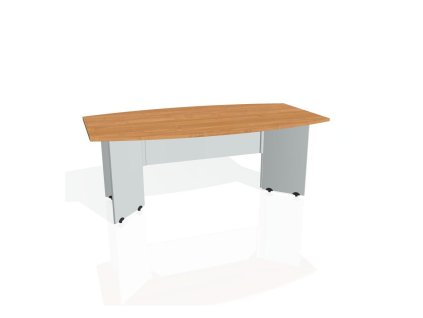 Rokovací stôl Gate, 200x75,5x110 cm, jelša/sivá