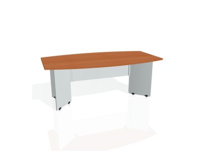 Rokovací stôl Gate, 200x75,5x110 cm, čerešňa/sivá