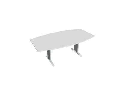 Rokovací stôl Flex, 200x75,5x110 cm, biely/kov