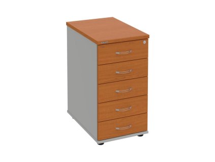 Kontajner Hobis, 40x75,5x60 cm, čerešňa/sivý