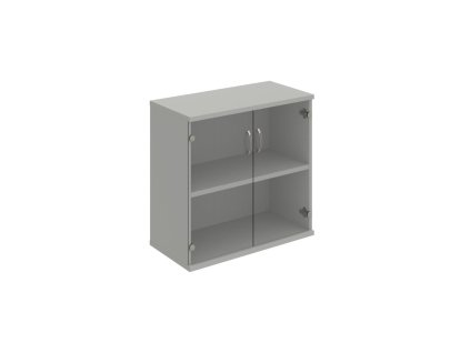 Policová skriňa Strong, 80x76,8x40 cm, sivá