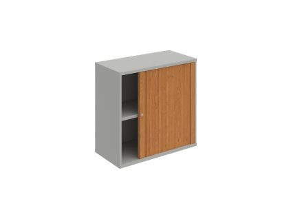 Policová skriňa Strong, 80x76,8x40 cm, jelša/sivá