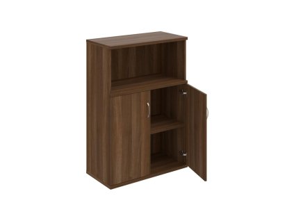 Policová skriňa Strong, 80x115,2x40 cm, orech/orech