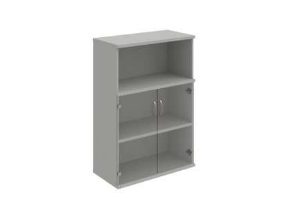 Policová skriňa Strong, 80x115,2x40 cm, sivá