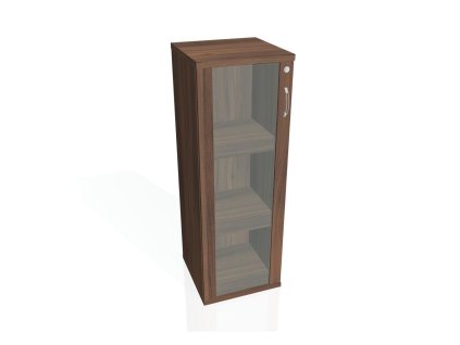 Policová skriňa Strong, zámok, L, 40x115,2x40 cm, orech/orech