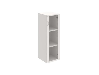 Policová skriňa Strong P, 40x115,2x40 cm, biela/biela