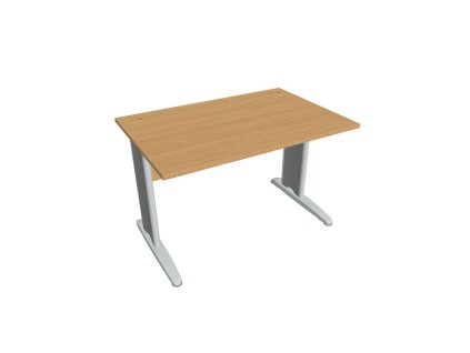 Pracovný stôl Cross, 120x75,5x80 cm, buk/kov