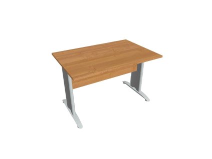 Rokovací stôl Cross, 120x75,5x80 cm, jelša/kov