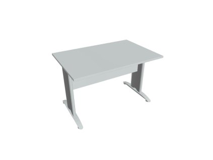 Rokovací stôl Cross, 120x75,5x80 cm, sivý/kov