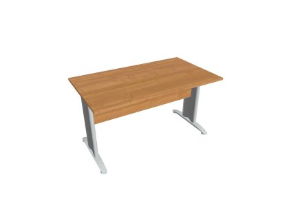 Rokovací stôl Cross, 140x75,5x80 cm, jelša/kov