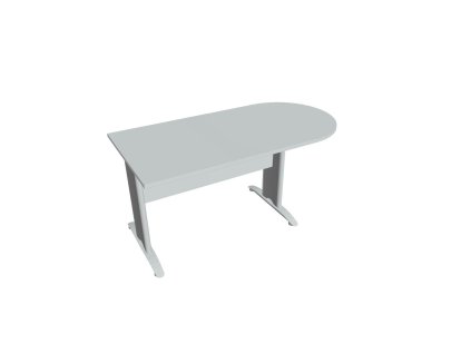 Doplnkový stôl Cross, 160x75,5x80 cm, sivá/kov