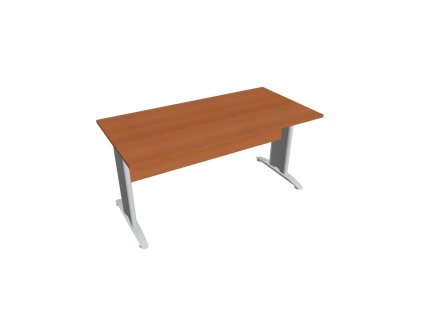 Rokovací stôl Cross, 160x75,5x80 cm, čerešňa/kov