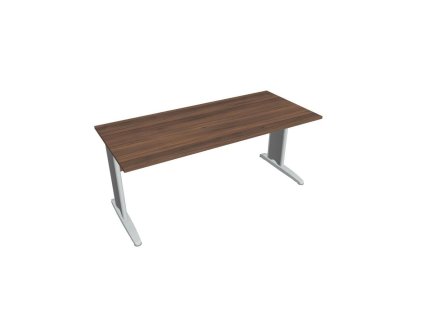 Pracovný stôl Cross, 180x75,5x80 cm, orech/kov