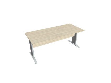 Rokovací stôl Cross, 180x75,5x80 cm, agát/kov