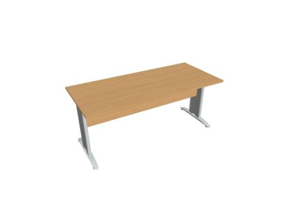 Rokovací stôl Cross, 180x75,5x80 cm, buk/kov