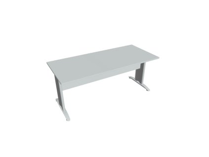 Rokovací stôl Cross, 180x75,5x80 cm, sivý/kov