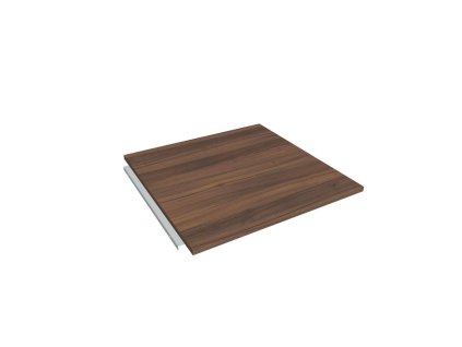 Doplnkový stôl Cross, 80x80 cm, orech