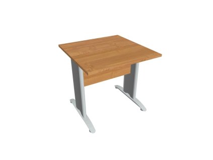 Rokovací stôl Cross, 80x75,5x80 cm, jelša/kov