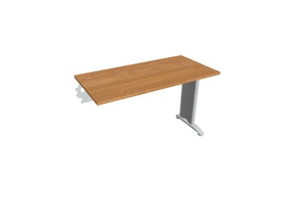 Pracovný stôl Flex, 120x75,5x60 cm, jelša/kov