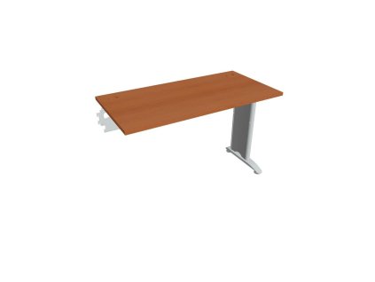 Pracovný stôl Flex, 120x75,5x60 cm, čerešňa/kov
