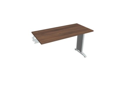 Pracovný stôl Flex, 120x75,5x60 cm, orech/kov