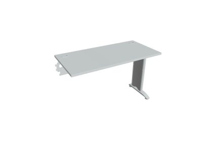 Pracovný stôl Flex, 120x75,5x60 cm, sivý/kov
