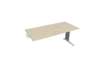 Pracovný stôl Flex, 160x75,5x80 cm, agát/kov