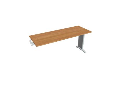 Pracovný stôl Flex, 160x75,5x60 cm, jelša/kov