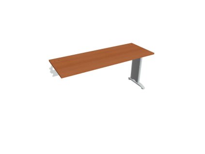 Pracovný stôl Flex, 160x75,5x60 cm, čerešňa/kov