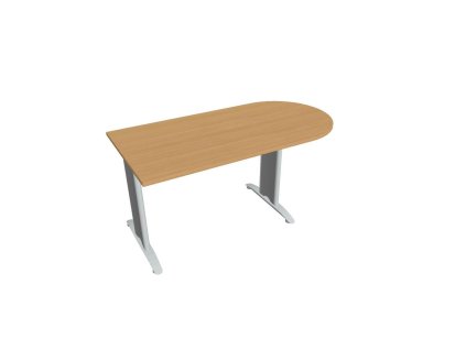 Doplnkový stôl Flex, 160x75,5x80 cm, buk/kov