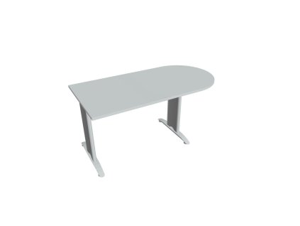 Doplnkový stôl Flex, 160x75,5x80 cm, sivá/kov