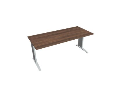 Pracovný stôl Flex, 180x75,5x80 cm, orech/kov