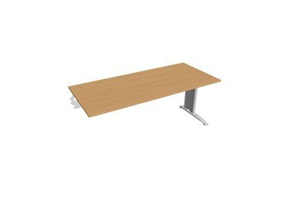 Pracovný stôl Flex, 180x75,5x80 cm, buk/kov