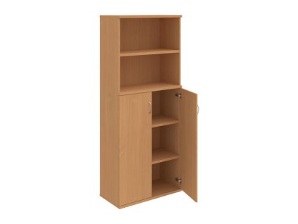 Policová skriňa Strong, 80x192x40 cm, buk/buk