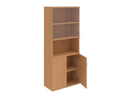 Policová skriňa Strong, 80x192x40 cm, buk/buk