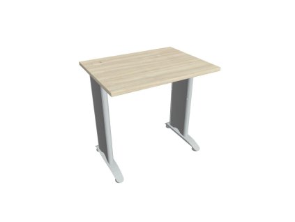 Pracovný stôl Flex, 80x75,5x60 cm, agát/kov