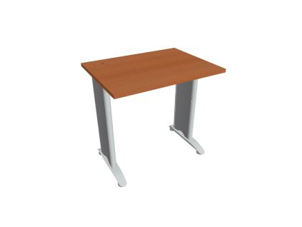 Pracovný stôl Flex, 80x75,5x60 cm, čerešňa/kov